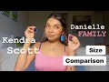 Kendra Scott Danielle Family Size Comparison