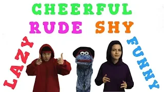 Personality Song For Kids Personality Adjectives Song English Vitamin Bubbles 