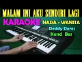 Download Lagu HANYA  KAU  DIHATIKU - KARAOKE Nada Wanita | Lirik, HD