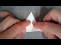 Origami Pattern Block - Red Isosceles Trapezoid Blue Rhombus