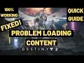 Destiny 2 Shadowkeep Problem Reading Game Content Error Fixed 100 Working