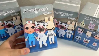 [☁️Paperdiy☁️] Animal Hospital 🏥 Blind box 4 | ASMR | 동물병원 | Roblox | Squishy  | Satisfying 