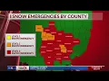Columbus under a Level 3 snow emergency