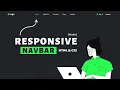 How To Make Responsive Navigation Bar Using HTML CSS Bootstrap Responsive Navbar Tutorial