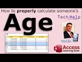How to Properly Calculate Age from Date of Birth in Microsoft Access and Excel Don t Use DateDiff