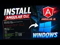 How to Install Angular CLI 17 in Windows Create Run AngularJS App Full Process