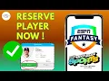 How to Add a Reserve Spot IR in ESPN Fantasy 2025 - Step-by-Step