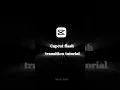 capcut flash transition tutorial