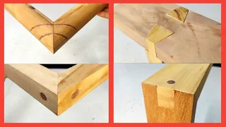 5 Wood Joint Made with Simple Tools! 