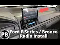 1992 - 1997 Ford F-Series Bronco Stereo Install