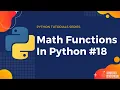 Math Functions In Python Python Tutorials Python Programming in 5 Minutes