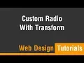 Arabic Tutorials - Create Custom Radio With Transform Animation