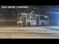 Compilatie van een besneeuwde dag met een buskampeerkaart | Vermijd hier vanavond gevaar