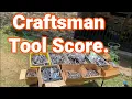 Big Garage Sale New Craftsman Tool Lots