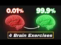 4 Simple Brain Exercises to Boost Your Brain Power and Focus