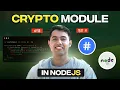 Node js Crypto Module Create Hashing Password Random Bytes