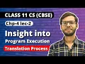 Chapter 4 Insight into Program Execution Translation Process Class 11 Python in Hindi