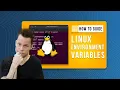 How to set temporary environment variables in Linux