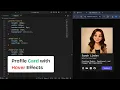 Create a Stunning Profile Card with HTML CSS Hover Effects Tutorial