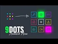 9 Dots navigation menu using HTML CSS JAVASCRIPT