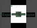 Excel Hacks Expand or Collapse Ribbon to Maximize Workspace