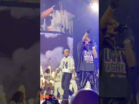 Chris Brown & Usher’s Final Moment in Vegas Night 2 ❤️ #rnbtour #randbtour #breezy #concert
