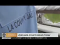 Zero-bail policy back in effect for LA County