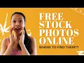 Where to Find Free Stock Photo Images Online For Commercial Personal Use