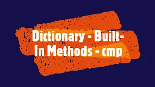 PYTHON - Dictionary