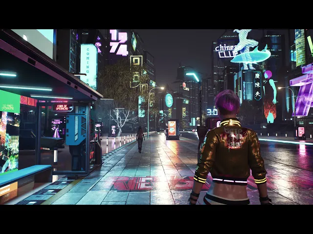 3:00AM at Cyber Street - Unreal Engine 5