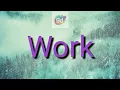 Work Word with Meaning Googul Dictionary
