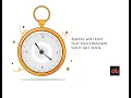 Clock Flat illustration Adobe illustrator