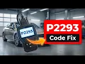 How To Fix P2293 Code - Fuel Pressure Regulator Issue