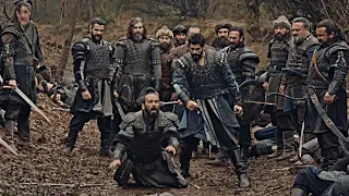 السيد عثمان يخرج من كمين المغول بمساعدة تورغوت ويقطع رأس مساعد نايمان في مشهد اسطوري مترجم FHD 