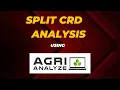 Split CRD Design analysis using Agri Analyze