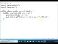 How to run applet program in java How to save applet program using command prompt notepad