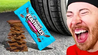 Download Tire Crushing Objects! (SATISFYING!) MP3