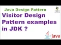 Visitor Design Pattern examples in JDK Design Pattern Interview Questions in Java