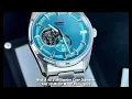 Orient Automatic Open Heart Analog Light Blue Dial Men's Watch 