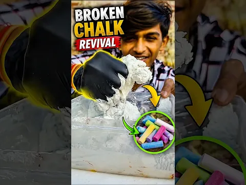 Broken Chalk Revival #shorts #experiment #youtubeshorts