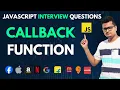 Callback Function in JavaScript Frontend Interview Question JS Interview Questions