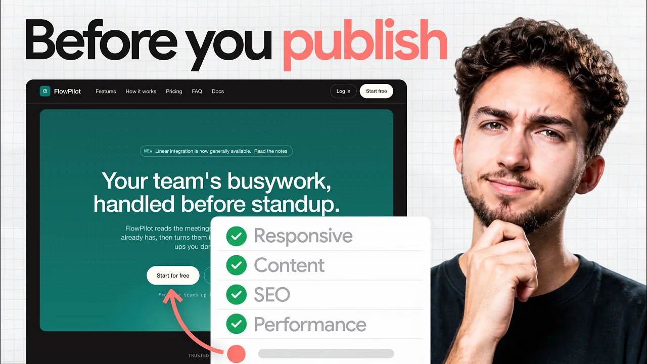 The Pre-Launch Checklist for AI-Built Websites