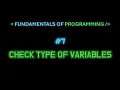 Check type of Variables JavaScript Python