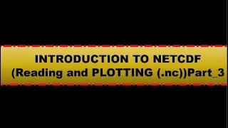 Beginners Tutorial on analyze nc NetCDF with Xarray in PYTHON JUPYTER programing - part3