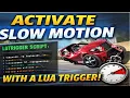 BeamNG Lua Tutorial Activate Slow Motion with a Trigger Step-by-Step