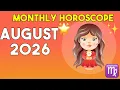 Virgo Monthly Horoscope August 2026