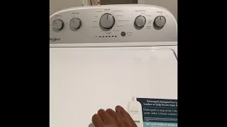 Whirlpool Top Washer Blinking Locked Red Light Flashing