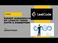 3392 Count Subarrays of Length Three With a Condition Java Leetcode