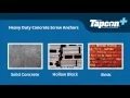 Tapcon Proper Installation