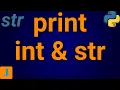 How To Print Int With String In Python